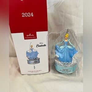 Disney Cinderella Blue Keepsake Ornament 2024 hallmark